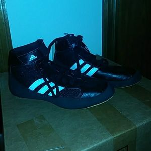 Boys Adidas wrestling shoes